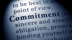 Definition of the word commitment